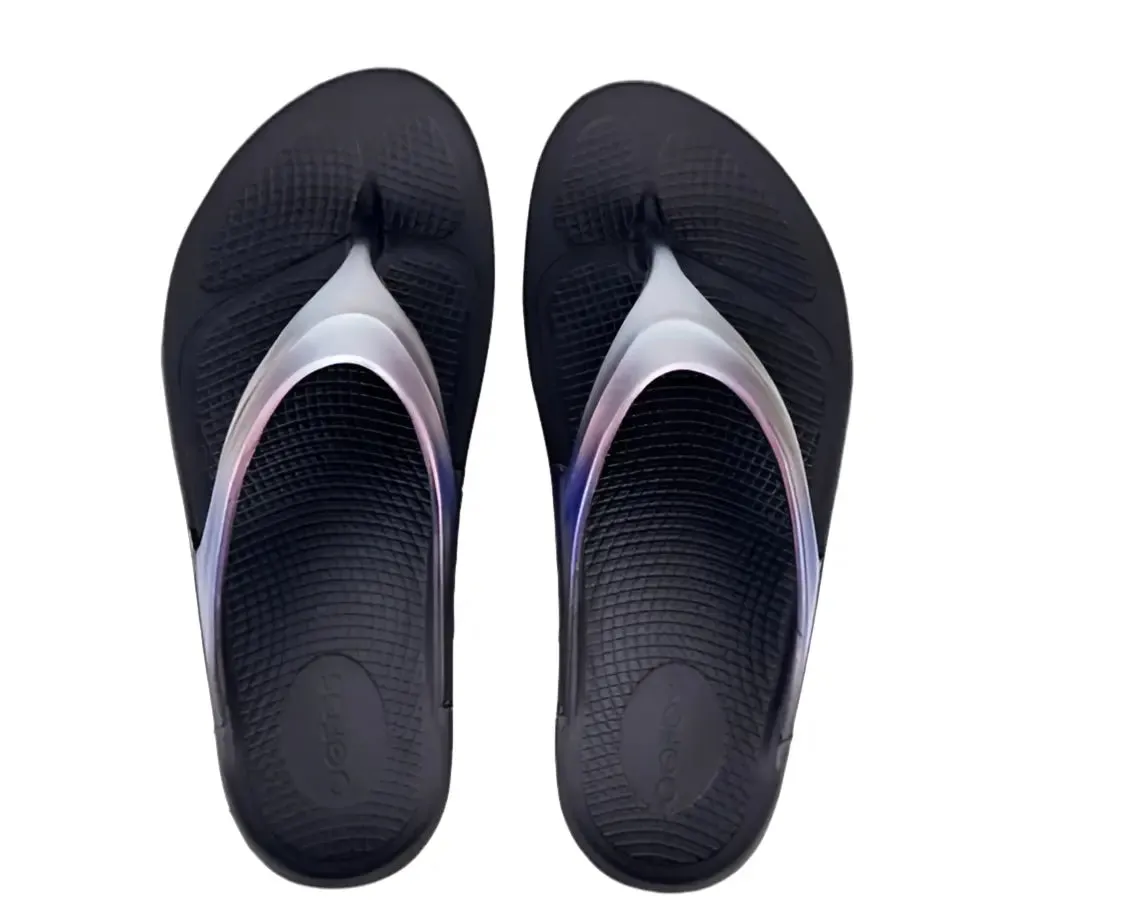 Orthaheel Flip Flops OOFOS FLIP FLOPS OOLALA  CALYPSO COLORWAY