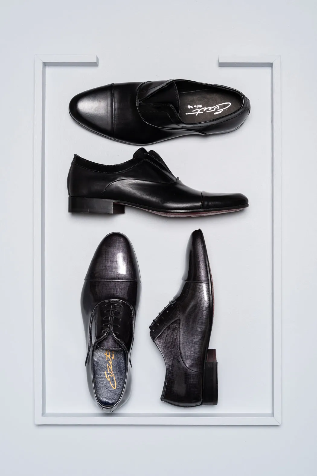 ELIANO patent Lace Up Shoes Slingback Shoes Flat