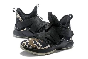 Asics Running Shoe Rotation Nike Lebron Soldier XII 12 SFG EP Camo Black Men Shoes !!! CYBER MONDAY SALE !!!