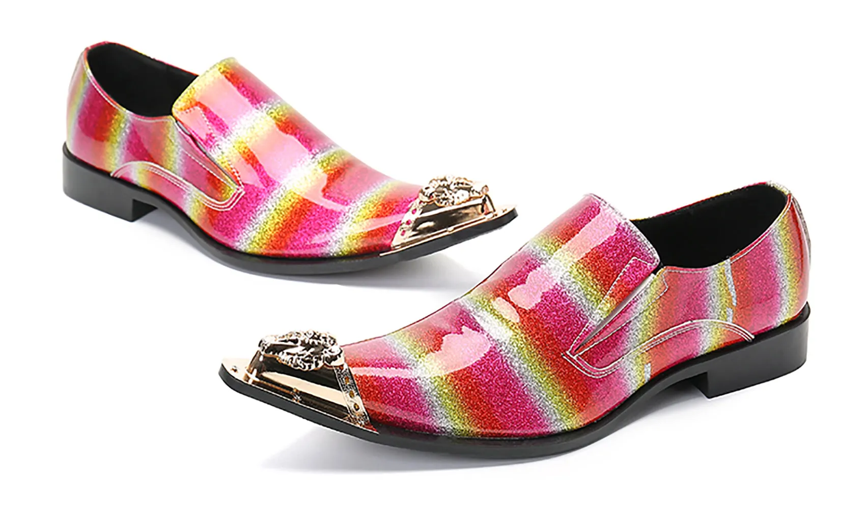 Insulated Winter Work Boots Men's Metal Tip Slip On Western Loafer