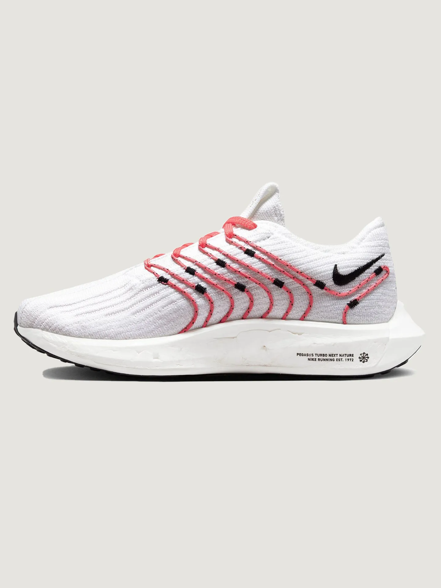 Asics Running Shoes Lightweight Pegasus Turbo Next Nature - White/Topaz Gold-Sea