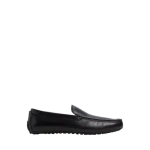 EDERRAC SLIP ONS - BLACK Gold Sparkly Slip On Shoes