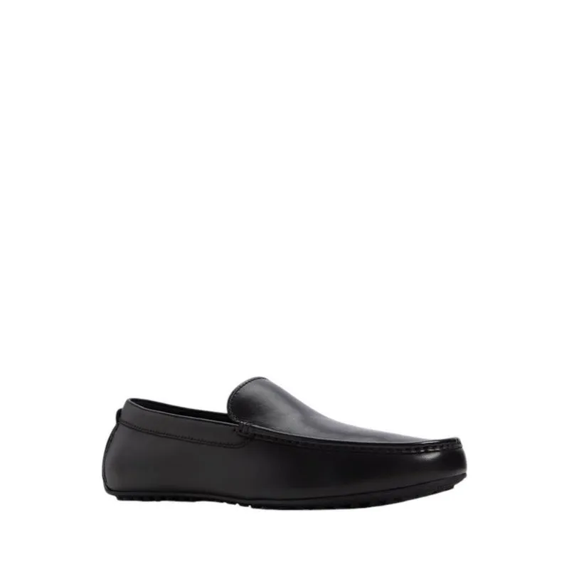 Fur Slip Ons EDERRAC SLIP ONS - BLACK