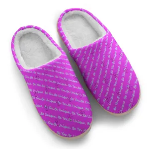 EtherealBe Pink Plush Slippers - Be Unique. Be You. Bratz Slippers