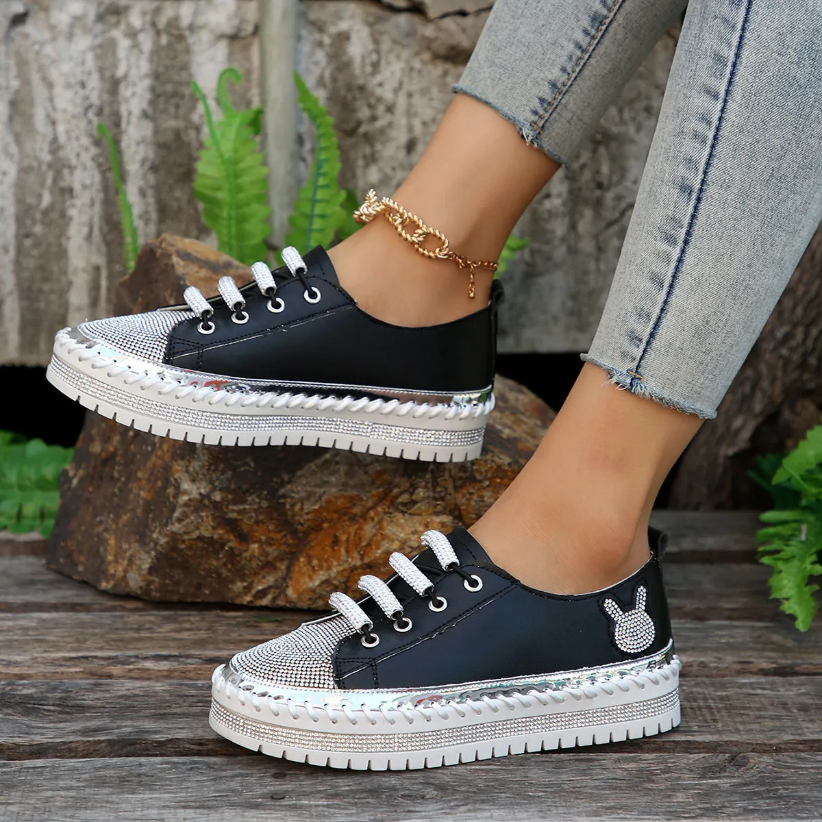 Cheap Leather Work Boots Nanccy Casual Thick Soled Soft  Shoes