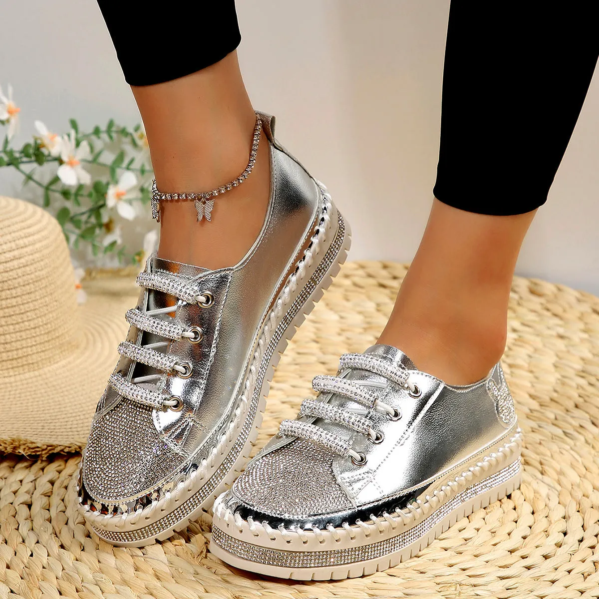 Nanccy Casual Thick Soled Soft  Shoes Best Pull On Work Boots For Construction