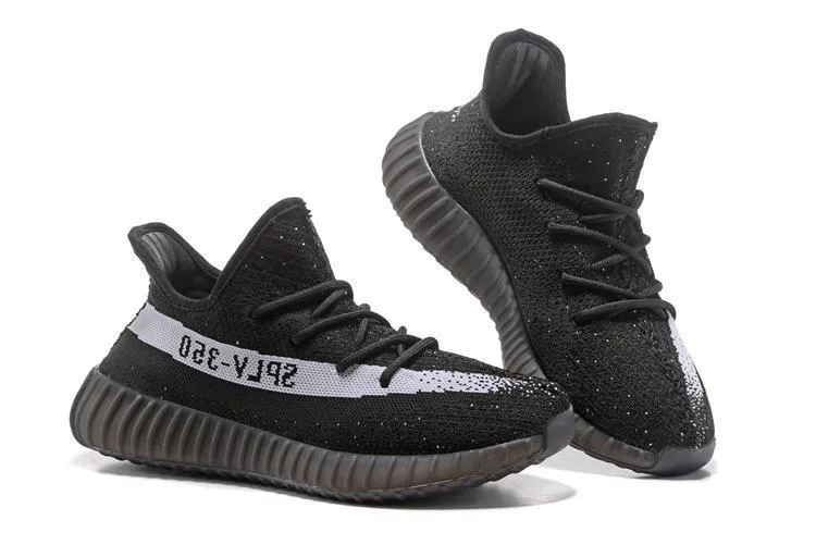 Boots Adidas Shoes Adidas YEEZY BOOST 350 V2 'Black White' Shoes Men Women Sneaker Sale All Size US 7-11