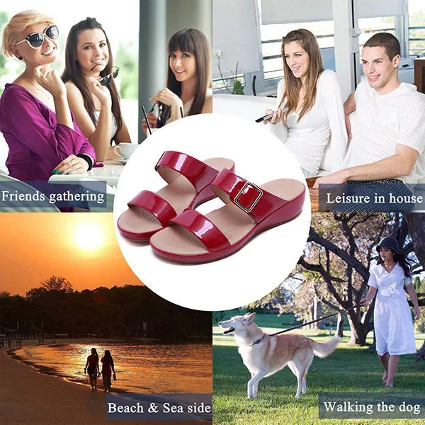 Women's Summer Casual Comfort Air Cushion Leather Sandals Sandals Birkenstock Sale
