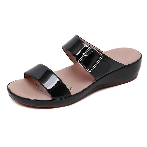 Kohl's Sandals Women's Summer Casual Comfort Air Cushion Leather Sandals