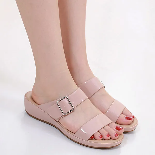 Sandals Trip Insurance Women's Summer Casual Comfort Air Cushion Leather Sandals