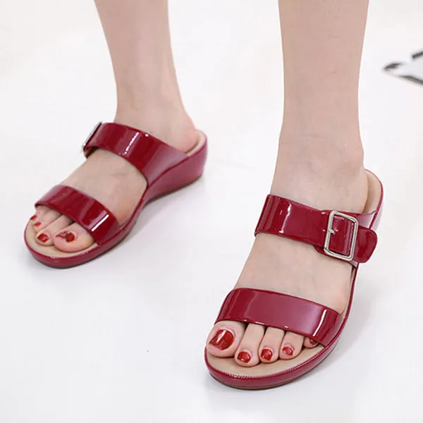 In Ocho Rios Women's Summer Casual Comfort Air Cushion Leather Sandals