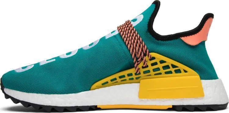 Pharrell x Adidas NMD Human Race 'Sun Glow' Shoes Men Women Sneaker Sale All Size US 7-11 Floral Adidas Shoes