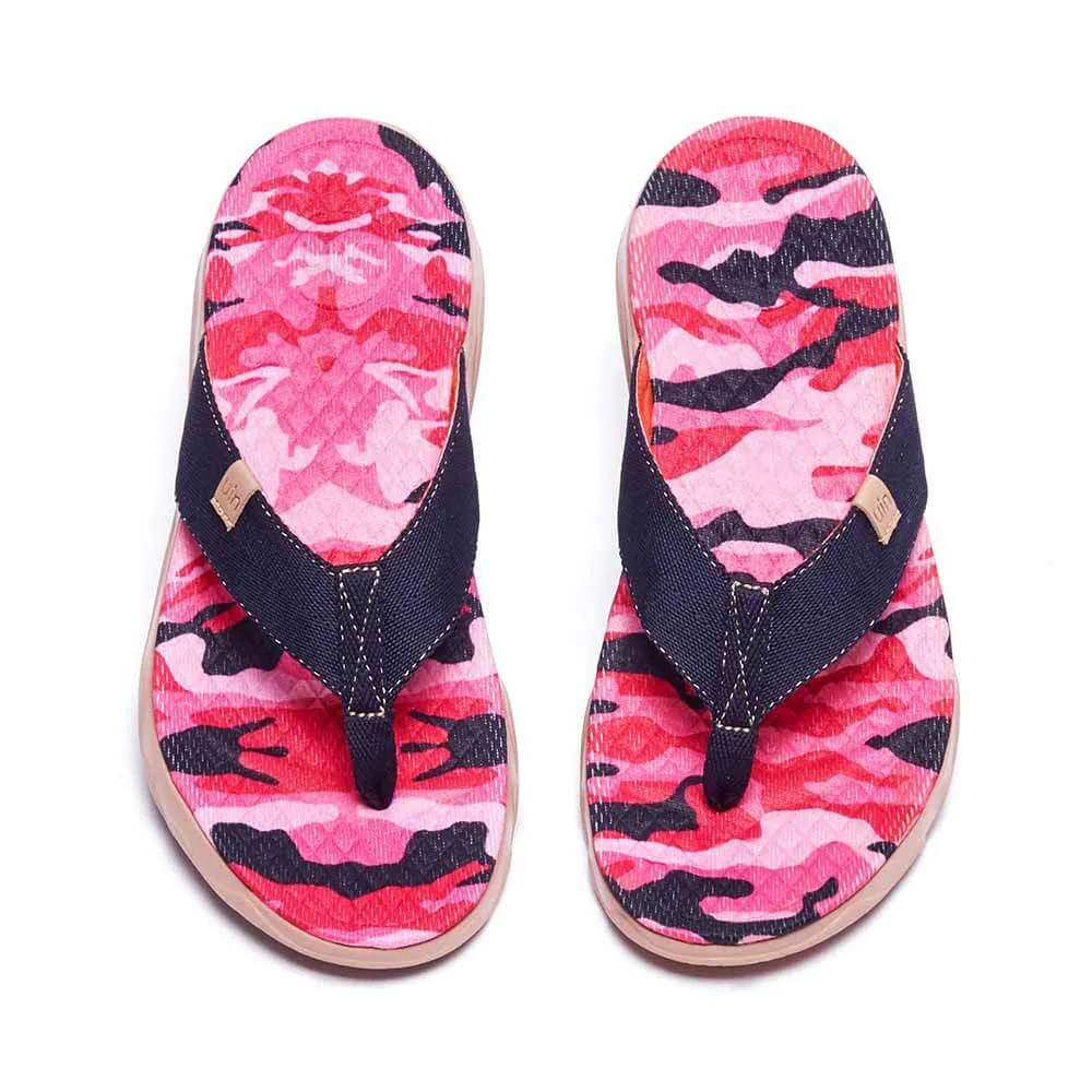 Best Slip On Shoes For Older Pink Cherry Women Majorca Flip Flops