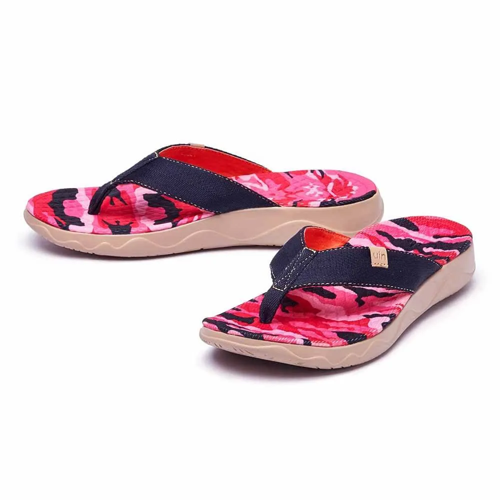 Espadrille Slip-on Pink Cherry Women Majorca Flip Flops