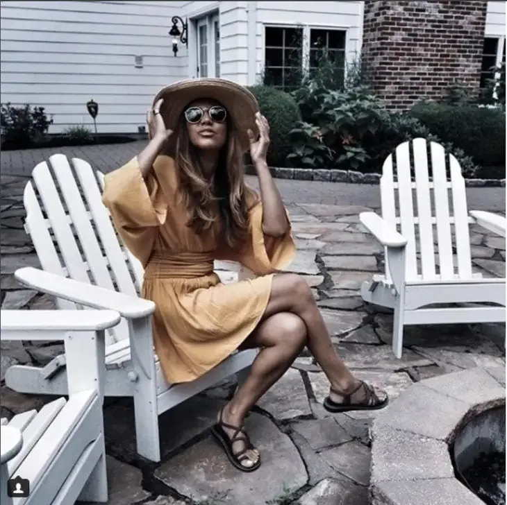 Sockless Loafers Plaka Taupe Palm Leaf Flat Sandal