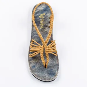Plaka Yellow Seashell Flat Sandal Vinny Loafers
