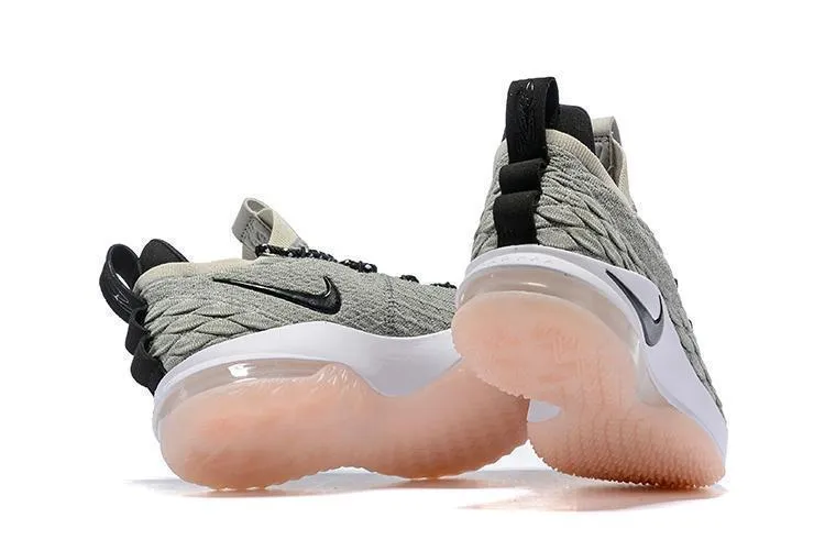 Asics Speed Running Shoes Nike Lebron XV 15 Low EP LT Grey White Men Shoes !!! CYBER MONDAY SALE !!!