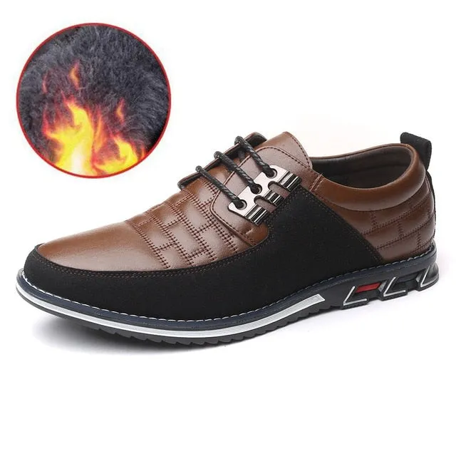 Cat Face Flat Shoes Design New Genuine Leather Loafers Men Moccasin Fashion Sneakers Flat Causal Men Shoes Adult Male Footwear Boat Shoes