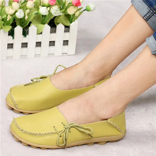 Penny Loafers With Shorts Plus size women shoes fashion soft Leather women flats slip on Autumn women shoes  casual  Comfort loafers Female shoes SDT179