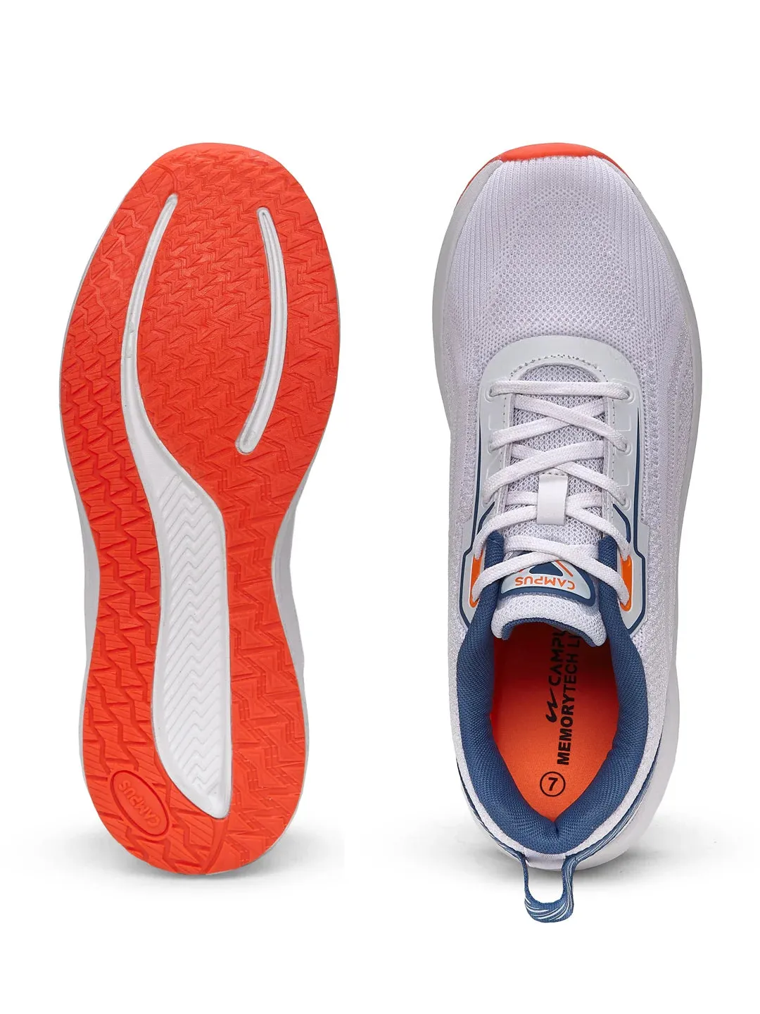 PLUSH White Men's Running Shoes Best Long Run Shoes