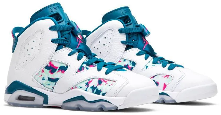 Nike Air Jordan 6 Retro GS 'Green Abyss' Sneaker Shoes Sale Men Size 7-13 Asics Running Shoes With High Arch Support