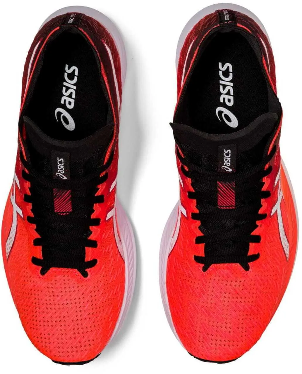 Asics Court Ff3 Tennis Shoes Asics Womens Magic Speed Neutral Running Shoes - Sunrise Red/White