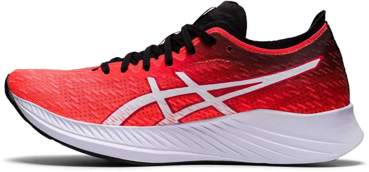 Asics Womens Magic Speed Neutral Running Shoes - Sunrise Red/White Asics Plated Shoes