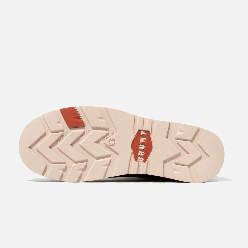 Ariat Work Cowboy Boots 'Brunt' Men's 9" The Bolduc Brunt Toe EH WP Comp Toe - Brown