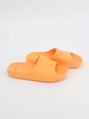 Bobs Cat Slippers Women's Plain Solid Slippers,Orange