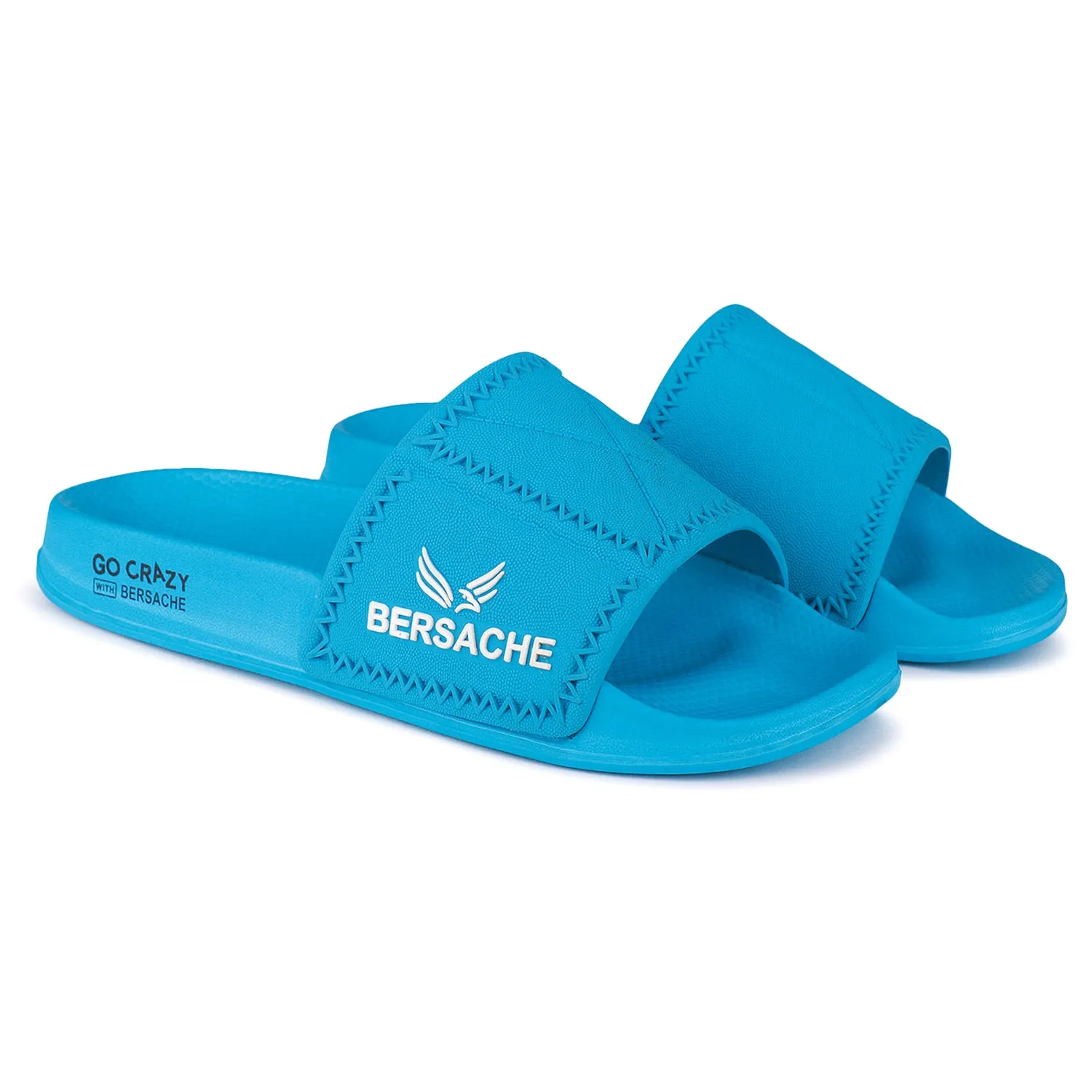 Jesus Slppers Bersache Extra Soft Classic Casual with Back Strap Regular wear with Ultra Soft & Flexibility Technology Flip-Flop for Men's/ boy,s - 6042 (Blue)