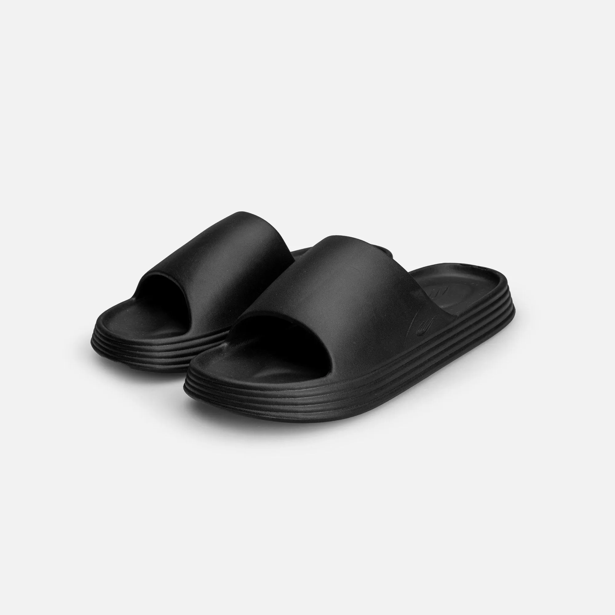 BUCKSLIDERS Leather Soled Knitted Slippers