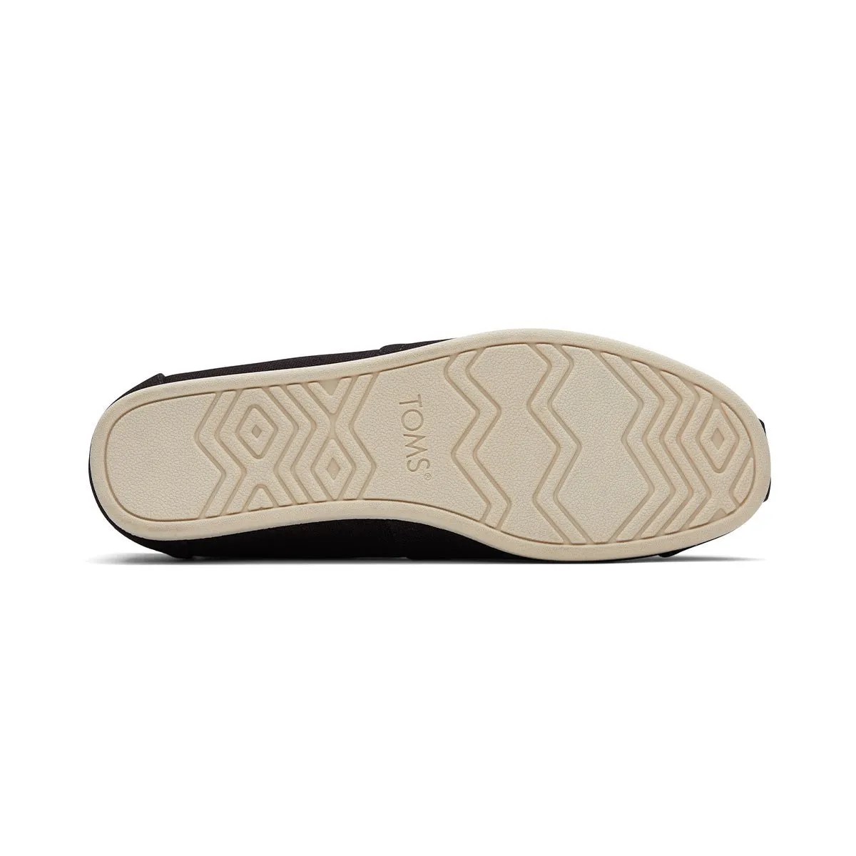 Slip On Cloud TOMS Espadrille Alpargata Men - Black Recycled Cotton Canvas