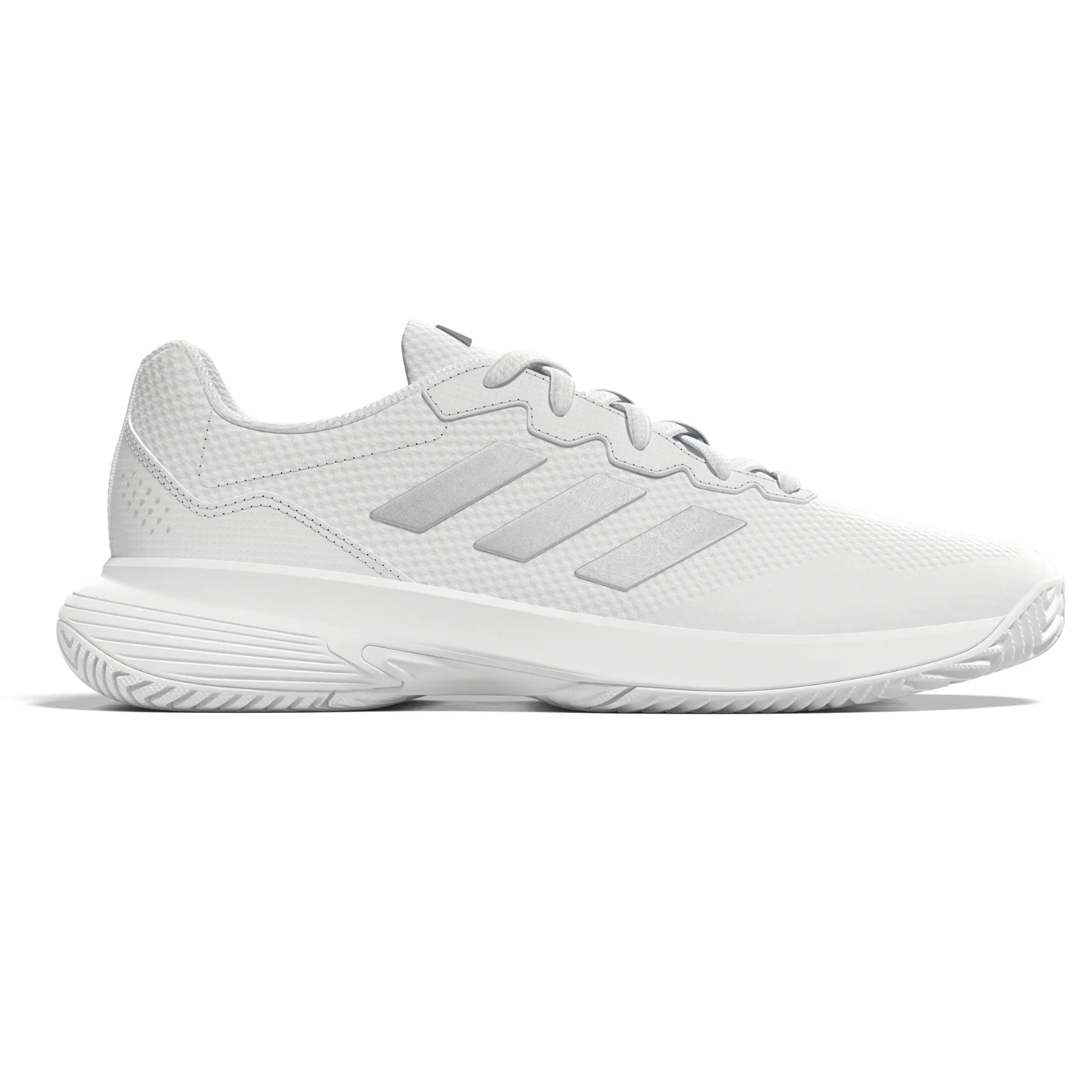Adidas Performance Game Court 2.0  Womens Tennis Shoes - Footwear White/Silver Metallic Adidas Superstar Basketball Shoes