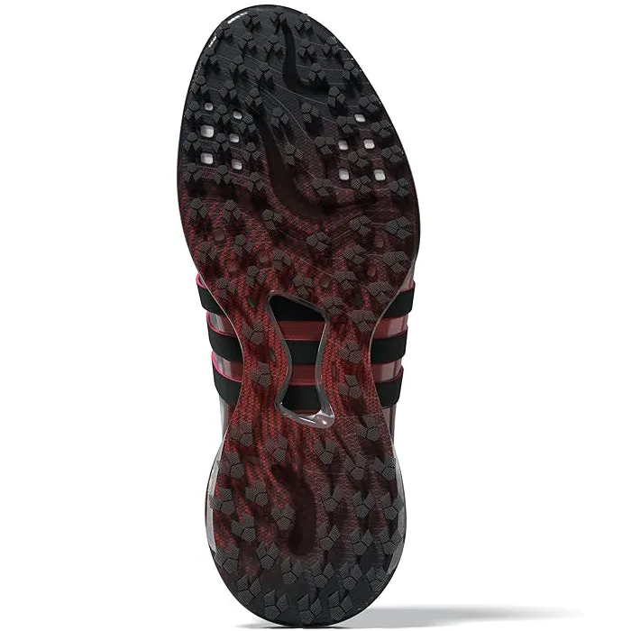 Adidas Men's Tour360 25 Spikeless Golf Shoes - White/Black/Lucid Red Adidas Sonic Shoes