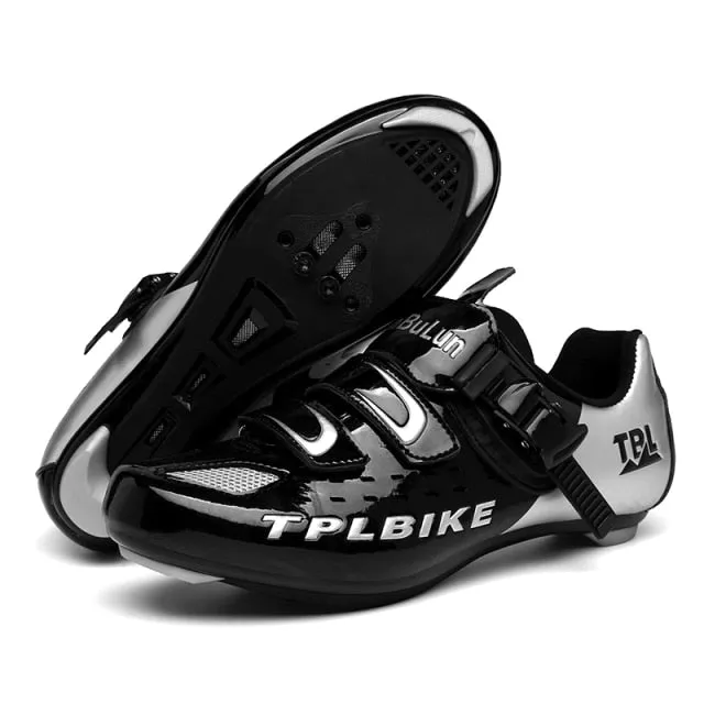 Professional Racing Road Bike Cycling Shoes Self-Locking Sports Cleat Shoes Wide Width Sneakers