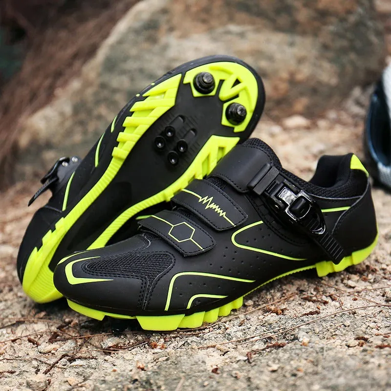 Professional Self-Locking Cycling Bicycle Shoes Anti-Skid Sneakers D S W Sneakers