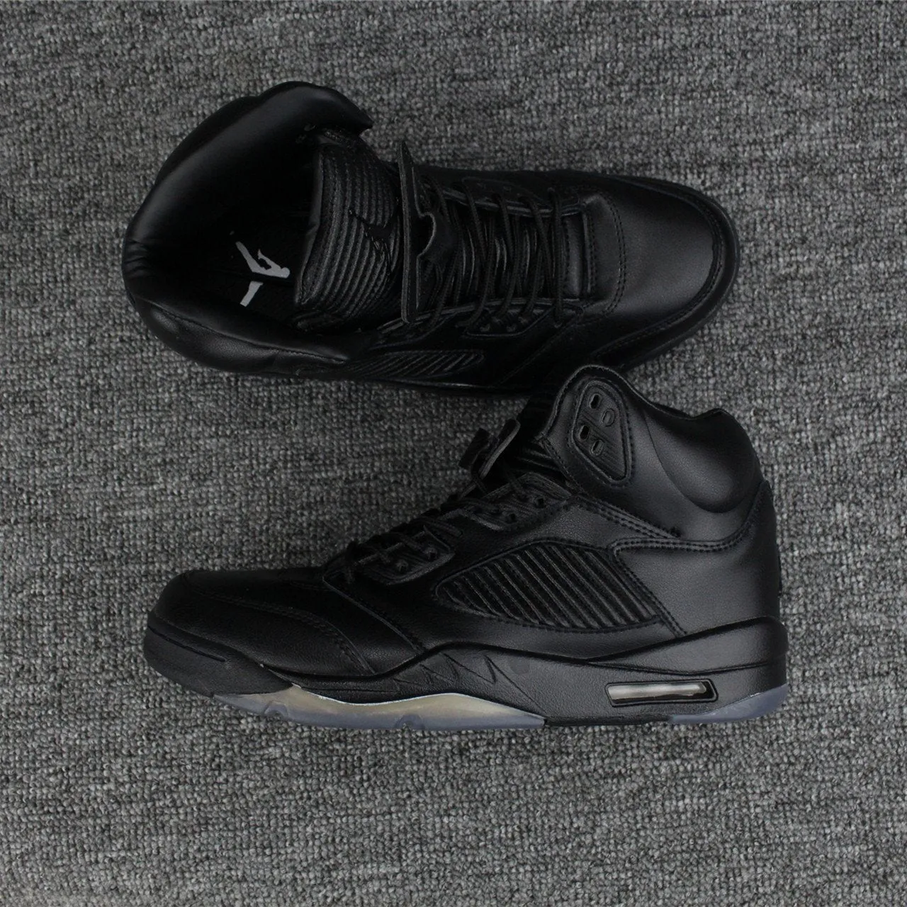 Nike Air Jordan 5 Super Black Men Shoes Sale Size US 7, 8, 8.5, 9, 10, 11, 12, 13 Asics Shoes Brand Ambassador