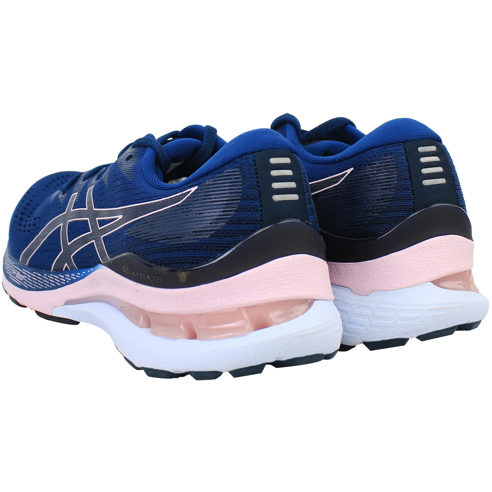 Asics Gel-Kayano 28 Womens Blue Running Shoes Asics Road To Trail Shoe