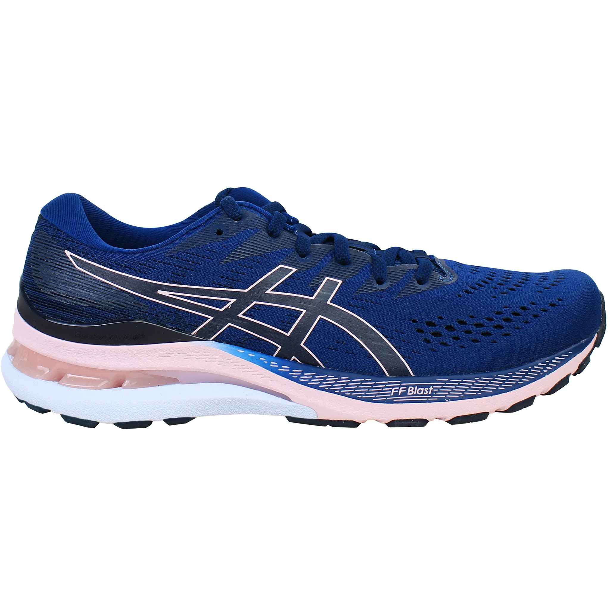 Asics Gel Quantum Running Shoes Asics Gel-Kayano 28 Womens Blue Running Shoes