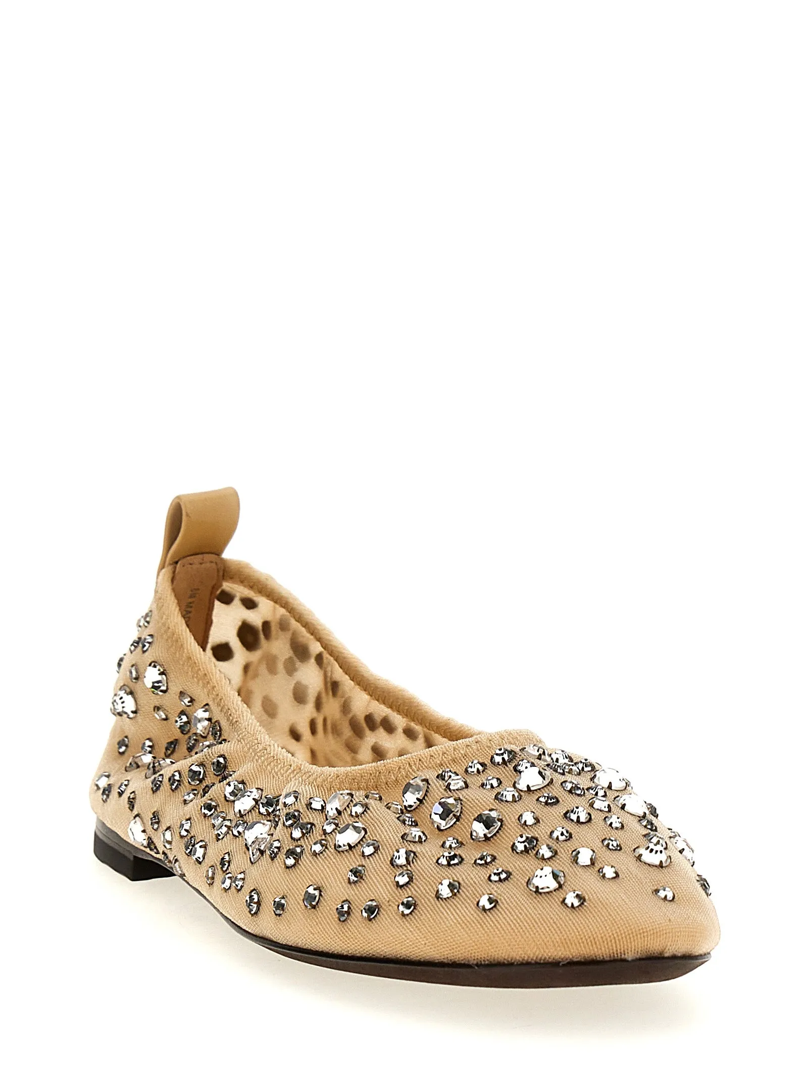 Crystal Flat Shoes Beige Gap Flat Shoes