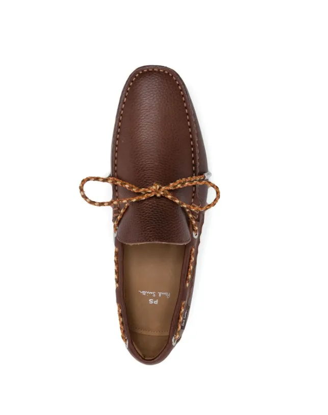 PS Paul Smith lace-up leather loafers Heeled Penny Loafers