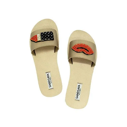 Spongebob Squarepants Flip Or Flop Game JPLipstick - Waterproof Espadrille Flat-Japan Stock