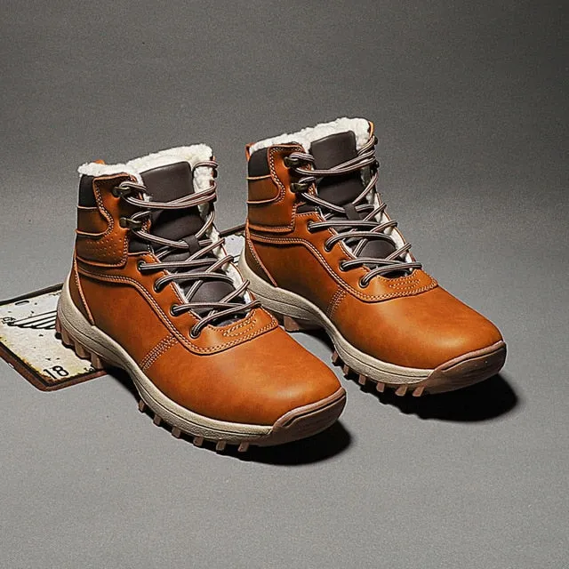 QGK Winter Warm Men Boots Living Kitzbuhel Slippers