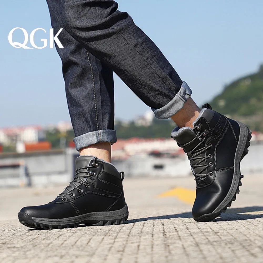 Highland Dance Slippers QGK Winter Warm Men Boots