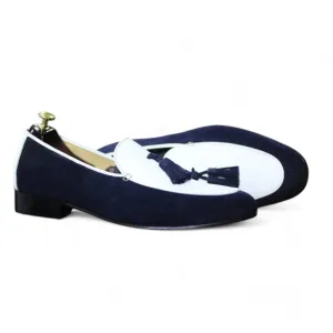 Elegant Handmade Tassel Loafers dress shoe, Men Leather & Corduroy Shoes Lincoln Loafers