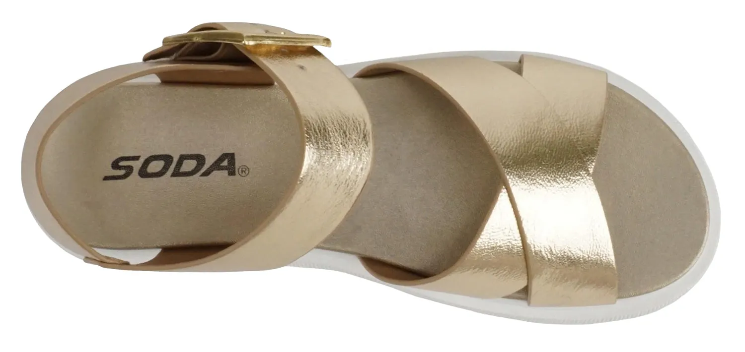 CARTER-S Gold Soda Sandals Grand St. Lucian