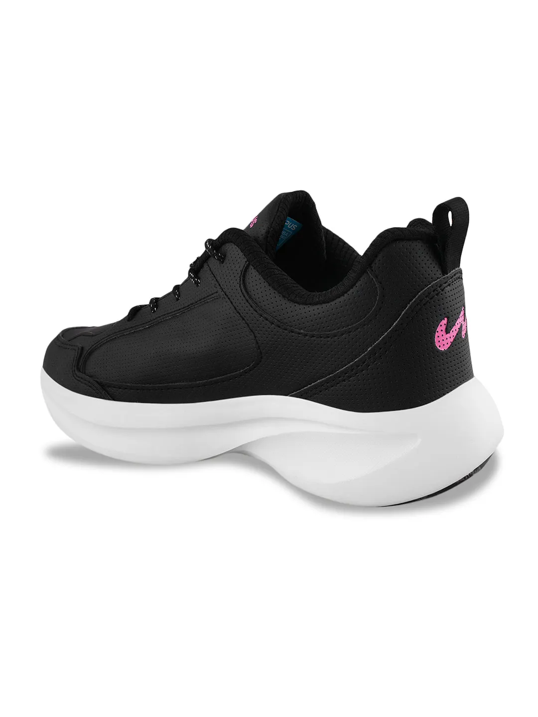 FRILL Black Women's Sports Shoes Best Running Shoes Cut In Half