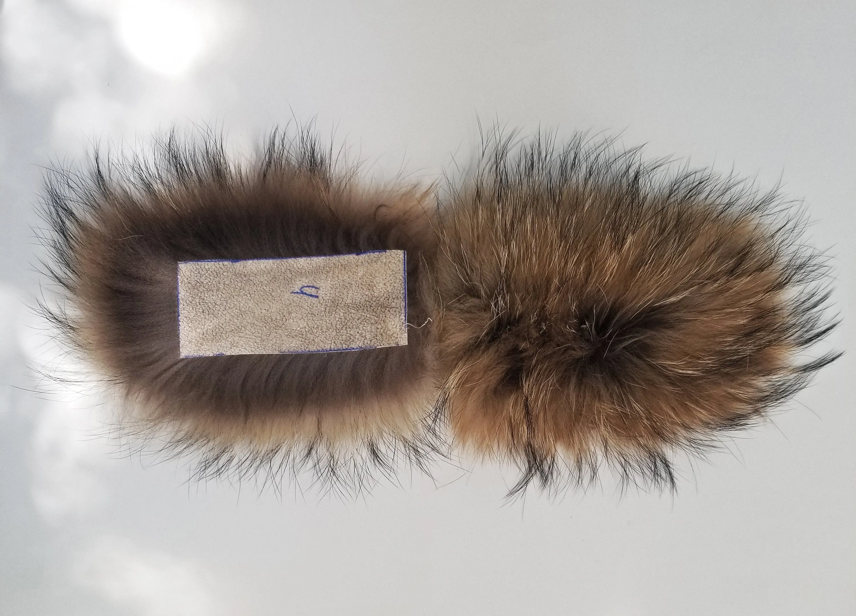 Real Fur for Slippers, Raccoon Fur Pieces, Pair of Raccoon Fur Trim, Raccoon Fur for Sandals, Fluffy Fur Slides, Fur Slippers, Fur Shoes Slippers For Painful Feet