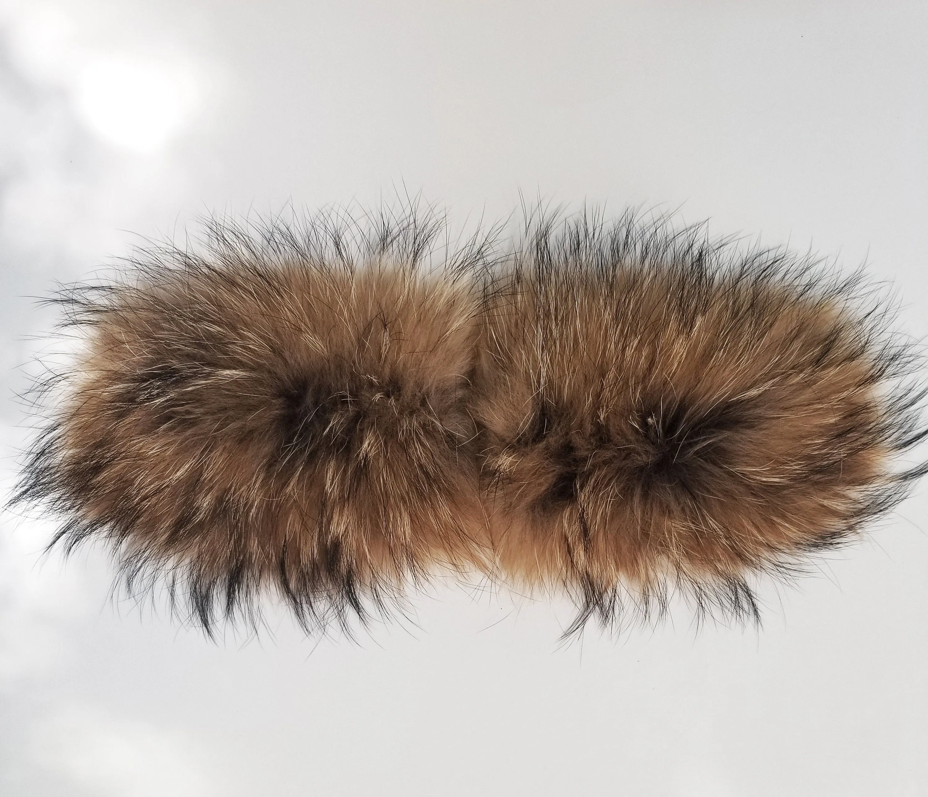 Diy Slippers Real Fur for Slippers, Raccoon Fur Pieces, Pair of Raccoon Fur Trim, Raccoon Fur for Sandals, Fluffy Fur Slides, Fur Slippers, Fur Shoes