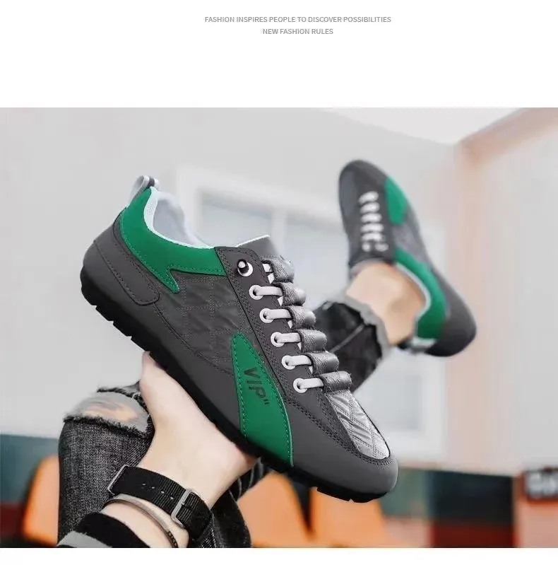 Feet Running Shoes New Men Casual Shoes Summer Thin Section Baotou Half Slippers Fashion Wild Flat-bottomed Bean Shoes Men Sneakers